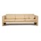 Studio 191 3-Seater Sofa in Cream Leather from Walter Knoll / Wilhelm Knoll 1