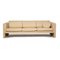 Studio 191 3-Seater Sofa in Cream Leather from Walter Knoll / Wilhelm Knoll, Image 1