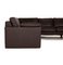 System Plus Corner Sofa in Brown Leather from Machalke 7