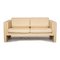 191 2-Seater Sofa in Cream Leather from Walter Knoll / Wilhelm Knoll 1