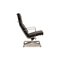 Poltrona Vitra Ea 222 Soft Pad in pelle nera, Immagine 7