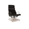 Vitra Ea 222 Soft Pad Ledersessel in Schwarz 1