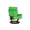 Magic Power Leather Armchair in Green from Stressless 1