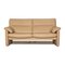 2-Seater Sofa in Cream Leather from Erpo 1
