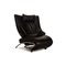 Solo 699 Leather Armchair in Black from WK Wohnen 1