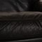 Socrates 2-Seater Sofa in Black Leather from Poltrona Frau 3