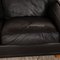 Socrates 2-Seater Sofa in Black Leather from Poltrona Frau 4