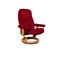 Roter Stoffsessel von Stressless 1