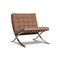 Beigefarbener Barcelona Stoff Sessel von F. Waldemar Stiegler/Marbach von Knoll Inc. / Knoll International 1