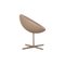 Verner Panton Leather Cocktail Chair in Gray Greige Taupe from Vitra, Image 6
