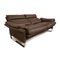 Lucca Leather Three-Seater Brown Sofa from Erpo 3