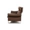 Braunes Lucca Leder 3-Sitzer Sofa von Erpo 8