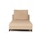 Chaise longue Nuvola de tela en beige en crema de Rolf Benz, Imagen 6