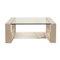 Ring Glass Coffee Table Silver from Who's Perfect 6