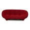 Ploum Two Seater Sofa in Red Fabric from Ligne Roset 1