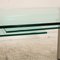 801e Glass Dining Table in Silver from Ronald Schmitt 4