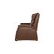 Trapezoid Leather Two Seater Brown Sofa from Himolla 9