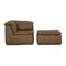 Armchair or Sofa Corner in Dark Green Fabric from Laaus 1