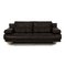 6500 Leather Two-Seater Black Sofa from Rolf Benz, Image 1