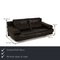 6500 Leather Two-Seater Black Sofa from Rolf Benz 2