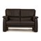 Tangram Leather Loveseat Gray Slate Sofa from Himolla 1