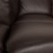 Sofá de tres plazas Cloud 7 de cuero marrón en marrón oscuro de Bretz, Imagen 3