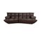 Cloud 7 Leather Three Seater Brown Dark Brown Sofa from Bretz 1