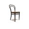 Thonet 214 Wooden Chairs in Black Bentwood, Set of 4, Image 6