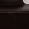 Poltrona Monopiede in pelle marrone scuro di Jasper Morrison per Vitra, Immagine 3