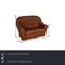 Divani a due posti Chesterfield in pelle color cognac, set di 2, Immagine 2