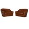 Chesterfield 2-Seater Sofas in Cognac Leather, Set of 2 1