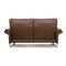 Lucca 3-Sitzer und 2-Sitzer Sofa aus Braunem Leder von Erpo, 2er Set 10