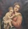 Vierge à l'Enfant, 1800s, Huile sur Toile 3