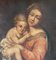 Virgen con el niño, década de 1800, óleo sobre lienzo, Imagen 4