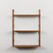 Walnut Teak Wall Unit with 3 Shelves by Poul Cadovius, Denmark, 1960s 5