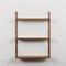 Walnut Teak Wall Unit with 3 Shelves by Poul Cadovius, Denmark, 1960s, Image 5