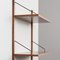 Walnut Teak Wall Unit with 3 Shelves by Poul Cadovius, Denmark, 1960s 3