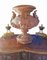 Antike Große Vase mit Terrakotta, 1890er 1