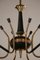 Lámpara de araña italiana Mid-Century de Stilnovo, 1957, Imagen 11