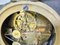 Uhr aus Bronze und gelbem Marmor von Siena 11