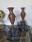 Vases Anciens en Merisier Marbre et Marbre Noir, Set de 2 13