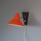 Orange Metal Wall Light by Jan Hoogervorst for Anvia, 1950s 3