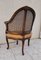 Large Louis XV Chair in Leather 7