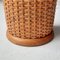 Large French Rattan Bottle Lamp, 1960s 6