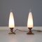 Vintage Iceberg Table Lamps, 1990s, Set of 2 2