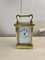 Horloge Carrosse Victorienne Antique en Laiton, 1880 3