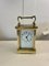 Horloge Carrosse Victorienne Antique en Laiton, 1880 1