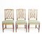 Neoclassical Dining Room Chairs, Late 18th Century, Set of 3 1