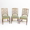 Neoclassical Dining Room Chairs, Late 18th Century, Set of 3 2