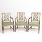 Neoclassical Armchairs, Late 18th Century, Set of 3 1